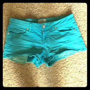 Blue Aeropostale Short Shorts